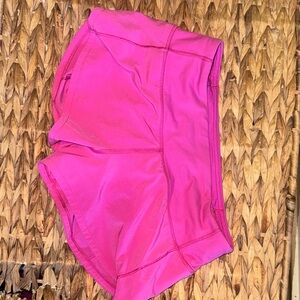 lululemon athletica Bright Pink Athletic Shorts